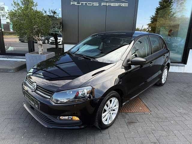 Volkswagen Polo 1.0i Trendline Airco GPS, 59 pk, Zwart, Zwart, Bedrijf