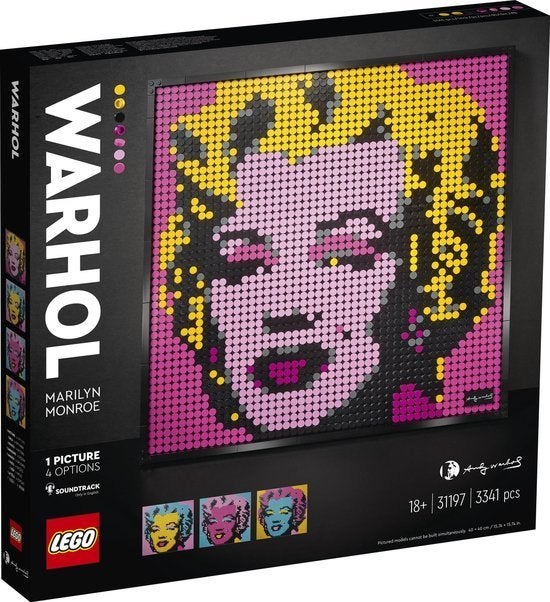 LEGO 31197 Andy Warhol's Marilyn Monroe, Nieuw, Lego, Nieuw, Ophalen of Verzenden, Complete set