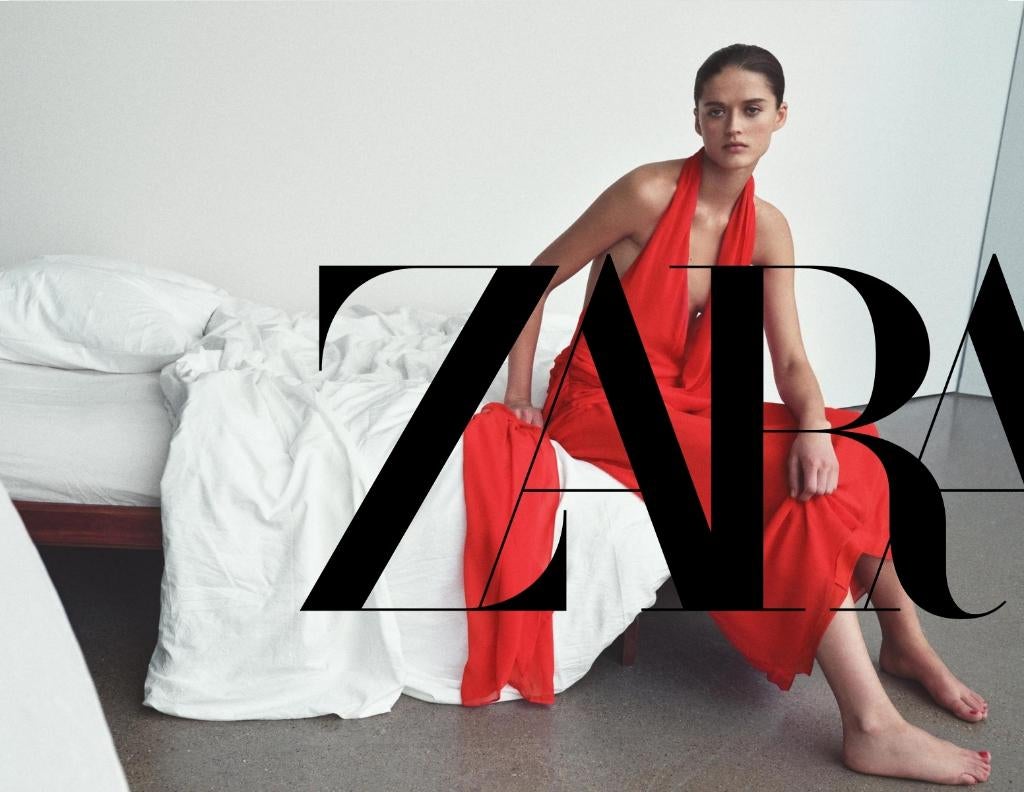 Belle robe de soirée/robe d'été neuve, Taille 38/40 (M), Zara, Sous le genou, Envoi