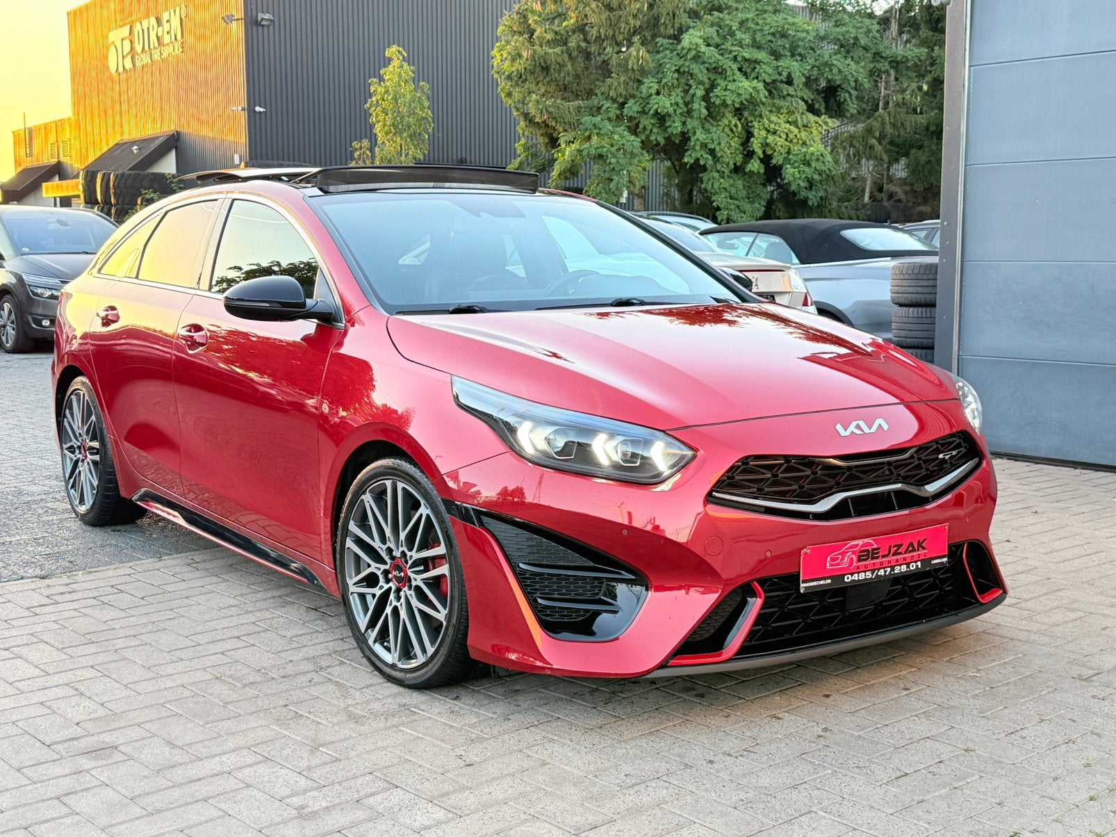 Kia ProCeed GT 204PK 1.6i Autm Garantie 10/2029 60.000km, Autos, Rouge, Achat, Euro 6, Entreprise