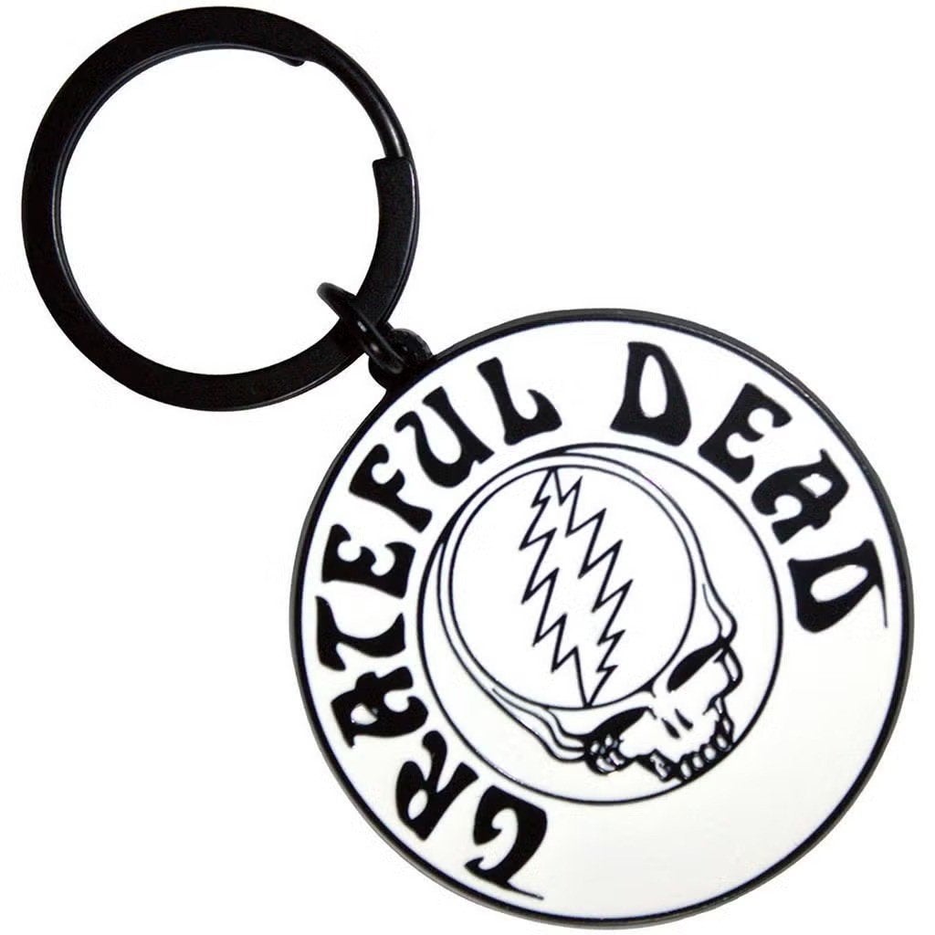 Grateful Dead - Steal Your Face Mono Black - Sleutelhanger, Ophalen of Verzenden, Nieuw