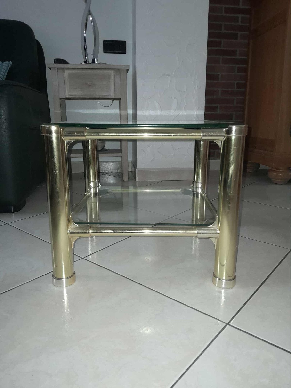 Table basse en verre. Etat impeccable., Maison & Meubles, Tables | Tables de salon, Enlèvement, Comme neuf, Verre
