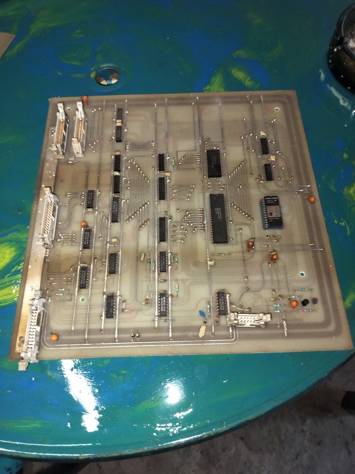 oude printplaat Van Laere shuffle-ton, Verzamelen, Ophalen, Gebruikt
