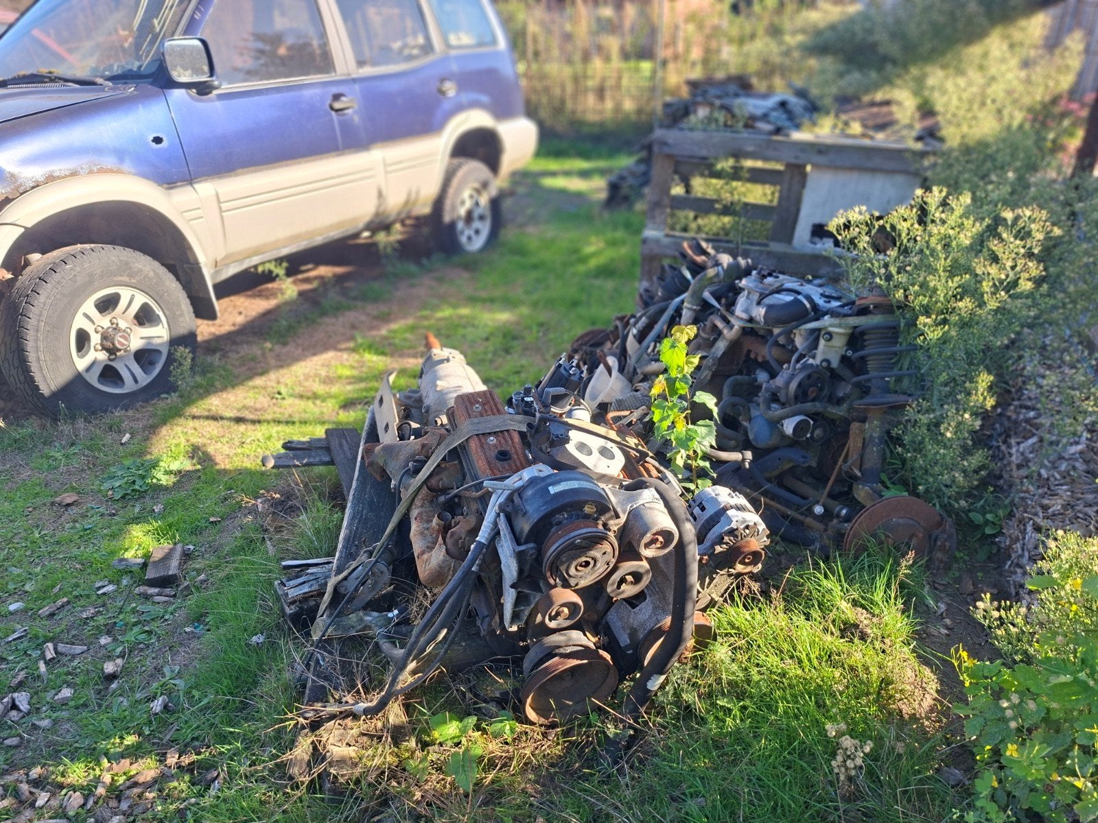 motoren auto, Ophalen