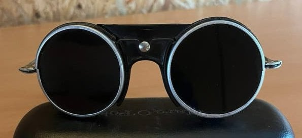 Lunettes de soudure vintage industrielles, Enlèvement, Utilisé