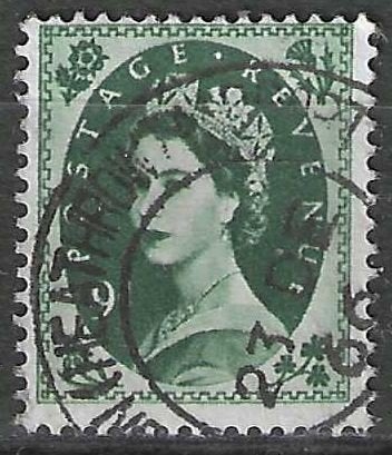 Grande-Bretagne 1955/1957 - Yvert 296 - Elisabeth II (ST), Timbres & Monnaies, Envoi, Affranchi
