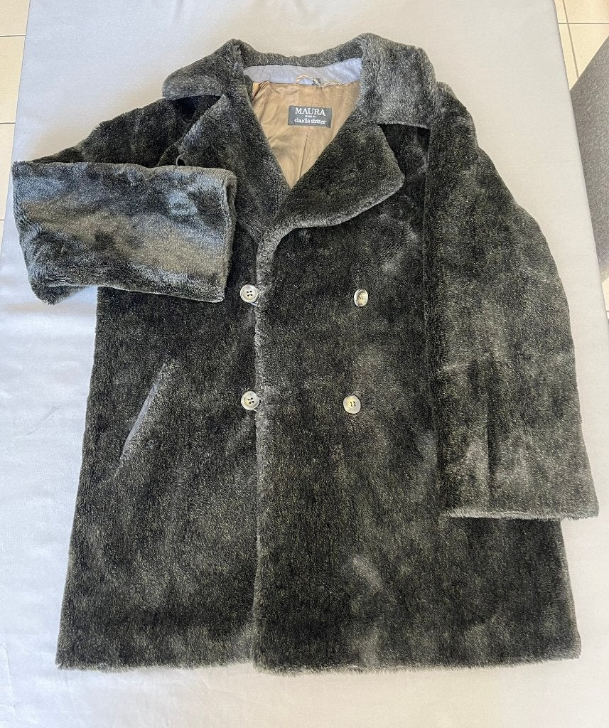 Manteau en fausse fourrure, Claudia Sträter, Enlèvement ou Envoi, Porté, Taille 36 (S)