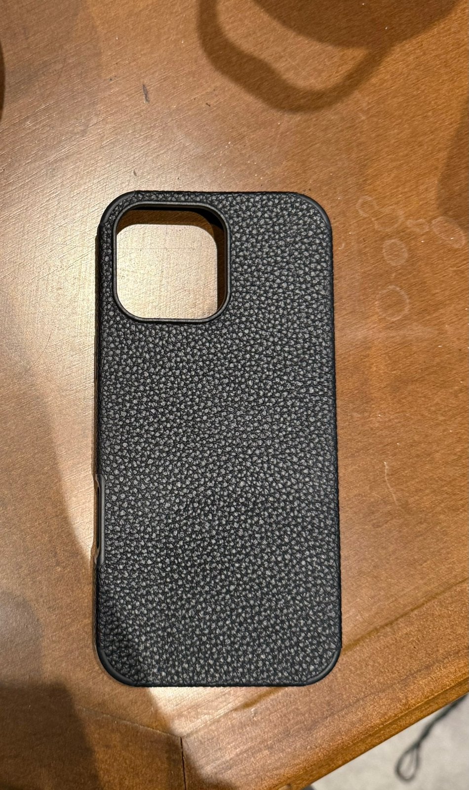Coque en cuir iphone 16 pro max, Ophalen of Verzenden, Zo goed als nieuw, IPhone 16