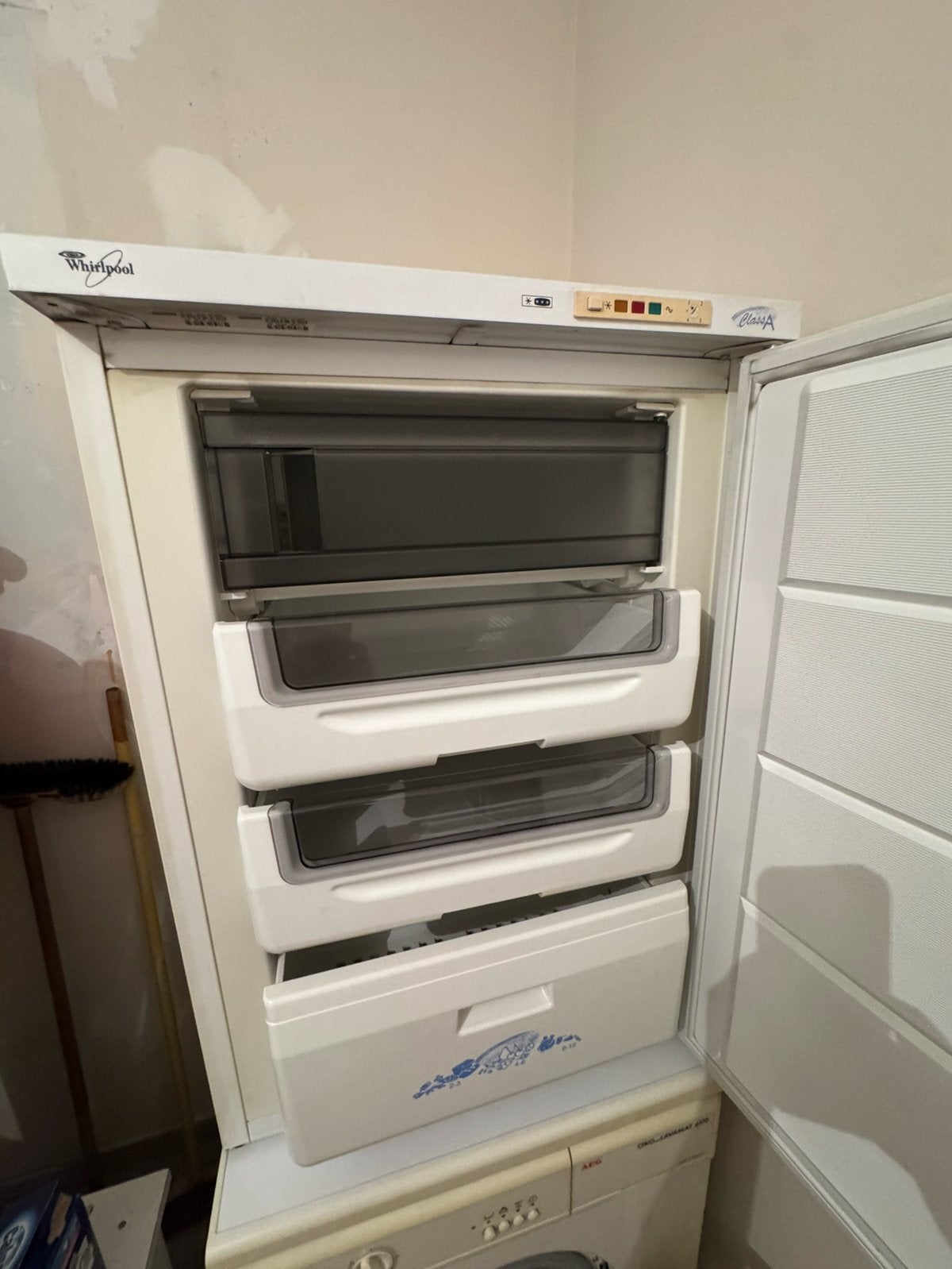 Tafelmodel diepvries Whirlpool, Gebruikt, Minder dan 85 cm, Vrijstaand, Ophalen