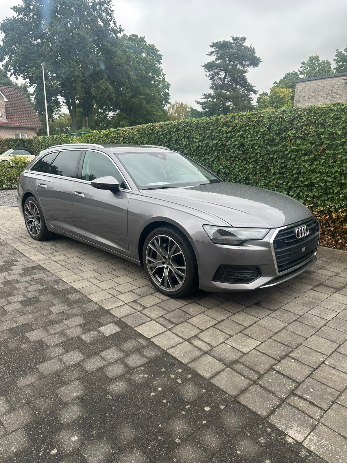 Audi A6 Avant 45TFSI elektrisch benzine, Auto's, 4 cilinders, Leder, Lichtsensor, 5 deurs