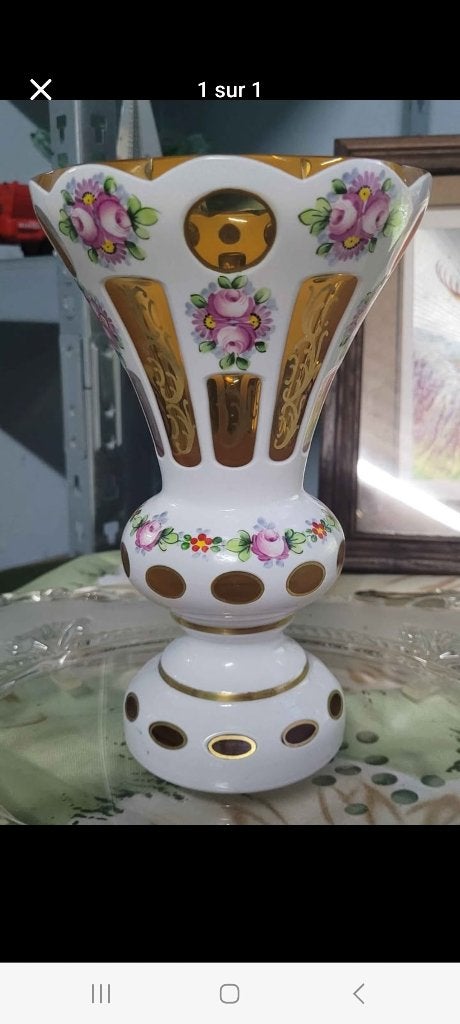 Vase moser, Antiquités & Art, Enlèvement