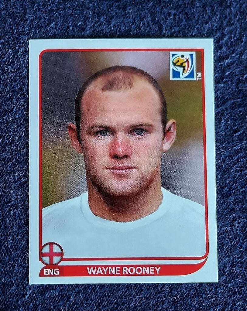 Panini sticker card voetbal ' WK 2010 - Wayne Rooney ', Ophalen of Verzenden, Nieuw