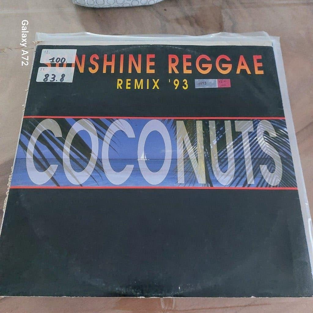 coconuts sunshine reggae rmx 93 12 inch maxi, CD & DVD, Vinyles | Dance & House, 12 pouces, House, Enlèvement ou Envoi, Utilisé