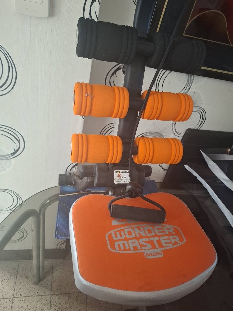 Banc musculation et abdominaux, Sports & Fitness, Enlèvement, Comme neuf, Dos, Banc d'exercice