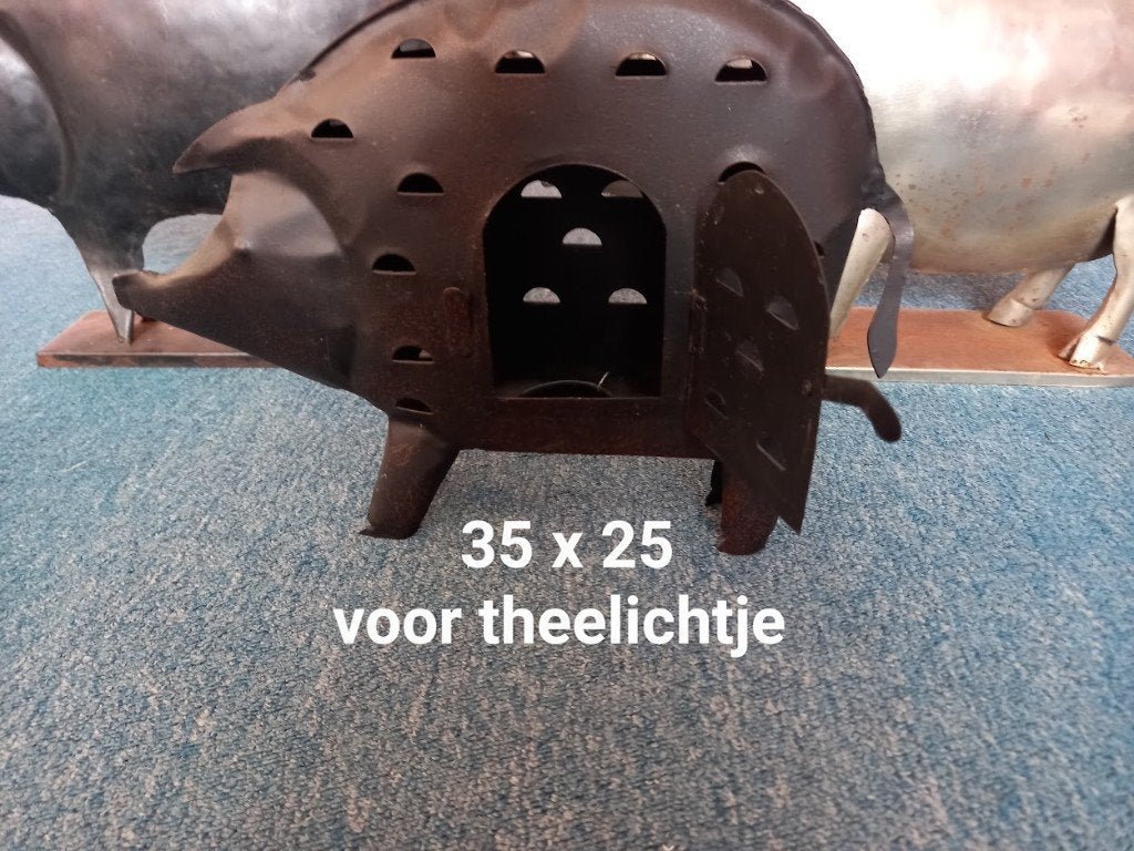 ijzeren beeldjes, potjes en tuindecoratie enz.., Enlèvement