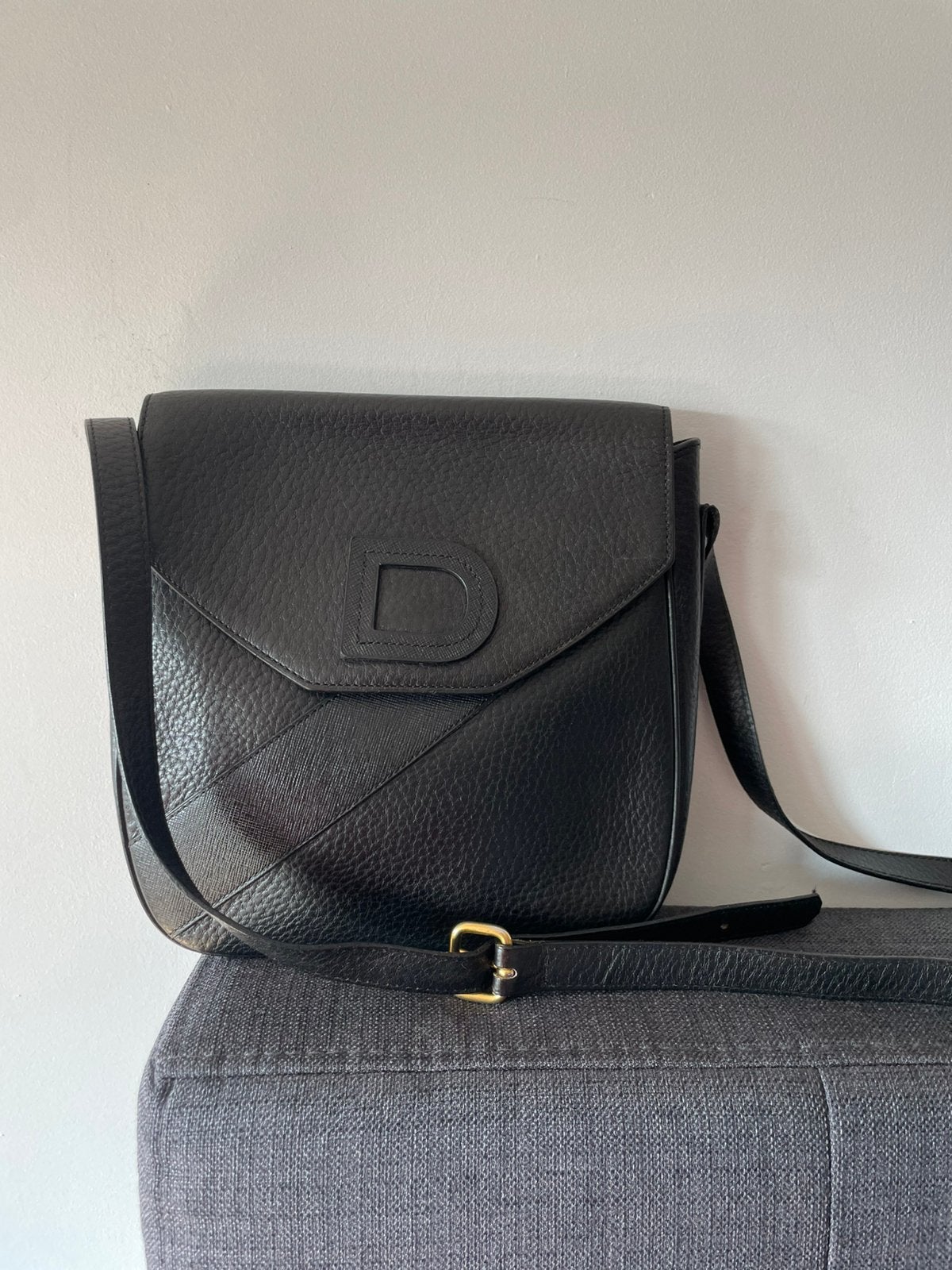 Handtas Delvaux, Handtassen en Accessoires, Tassen | Schoudertassen, Ophalen of Verzenden, Zo goed als nieuw, Zwart, Overige merken