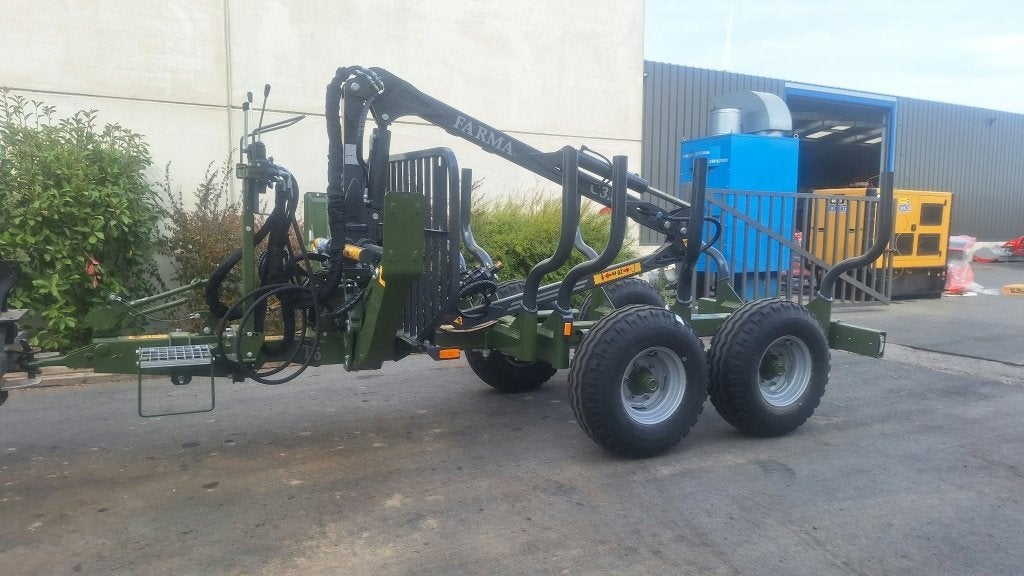 Remorque forestière FARMA de 6 tonnes, Enlèvement, Neuf