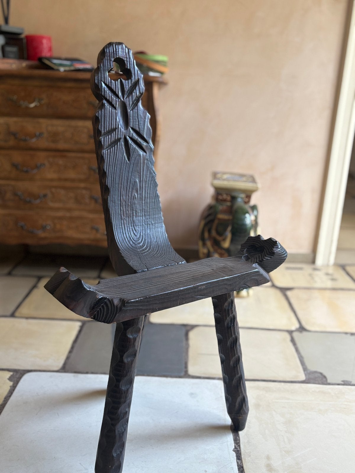 Mooie houten driepoot, Tuin en Terras, Ophalen of Verzenden, Zo goed als nieuw