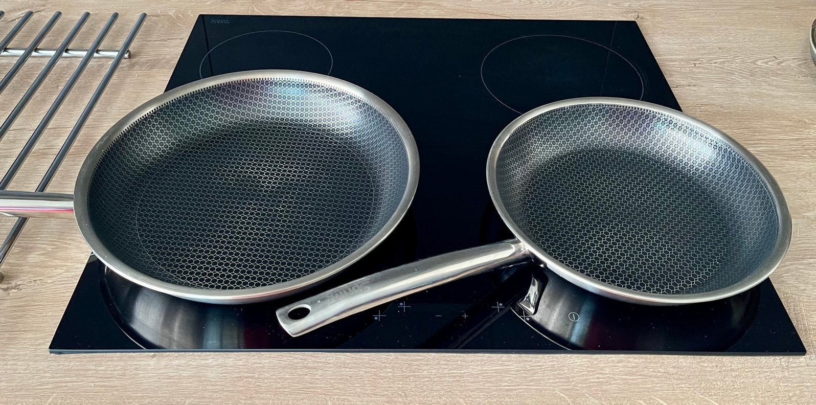 Braad/hapjespannen van het merk Spring, Huis en Inrichting, Ophalen, Geschikt voor inductie, Zo goed als nieuw, Overige merken