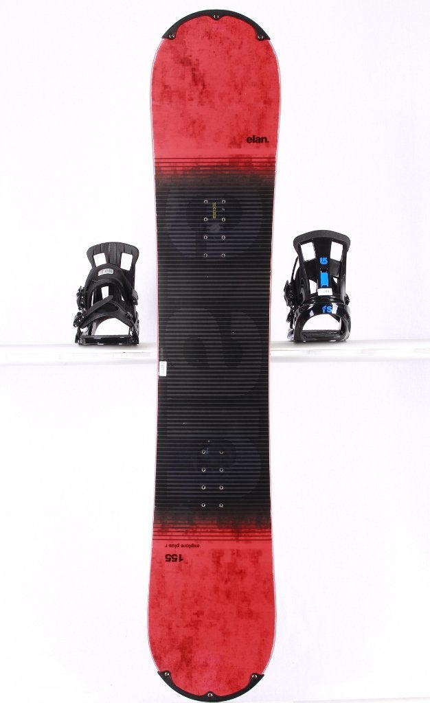 Snowboard 160 cm ELAN EXPLORE PLUS R, rouge/noir, response, Envoi, Utilisé, Planche
