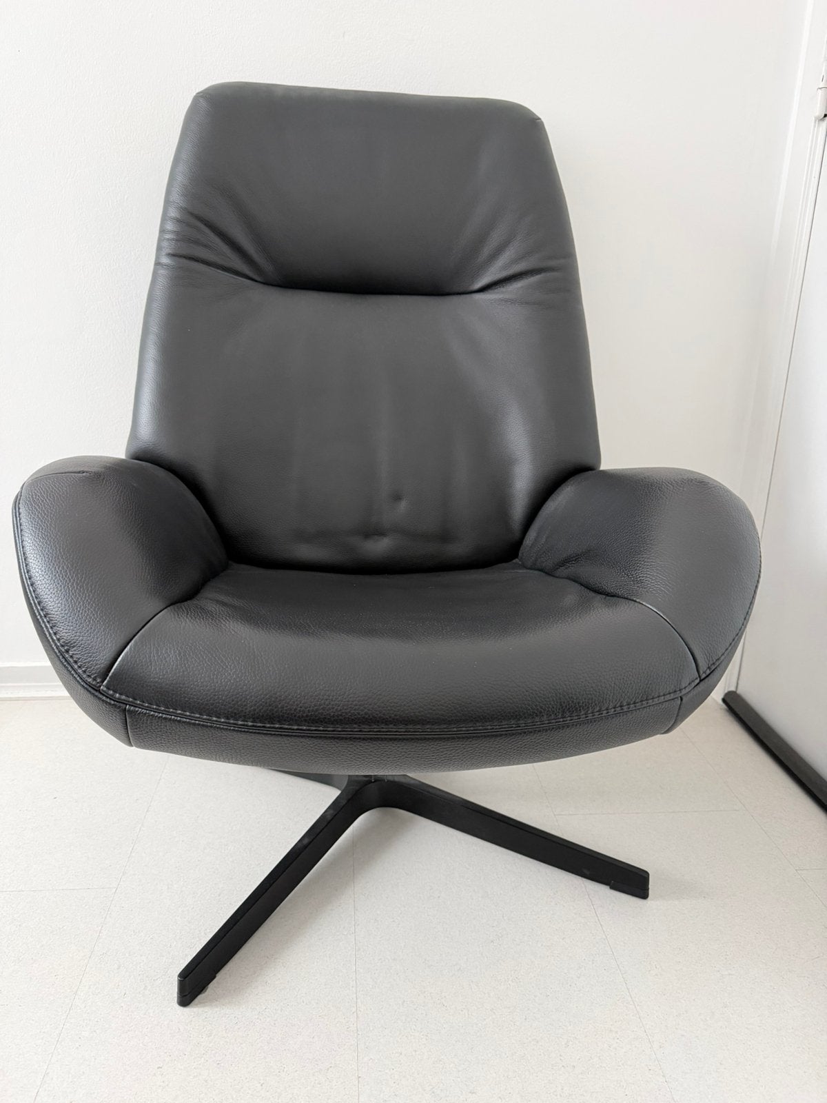 ZWARTE LEREN RELAXZETEL, IN PERFECTE STAAT !, Enlèvement, Comme neuf