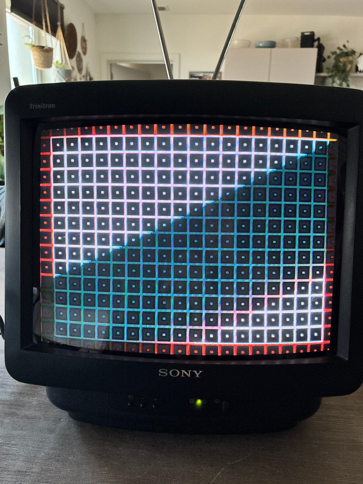 Sony Trinitron KV-M1400D CRT TV, Audio, Tv en Foto, Vintage Televisies, Ophalen, Gebruikt, Sony