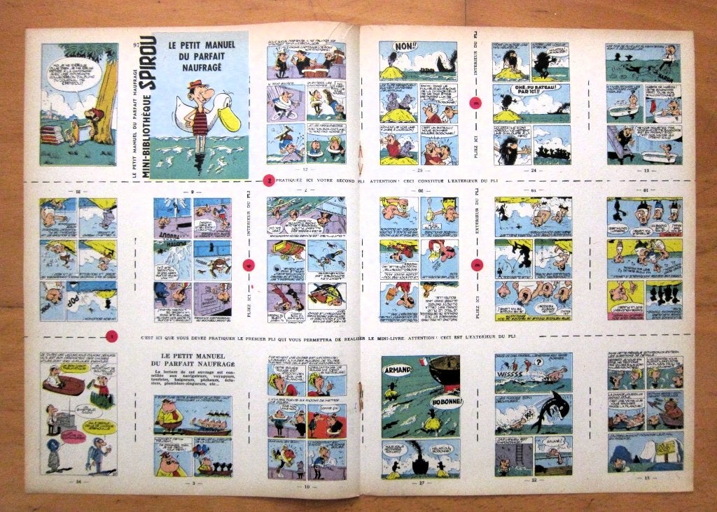 Mini-récit Spirou 97 de Remacle (1962), Remacle, Enlèvement ou Envoi, Une BD, Utilisé