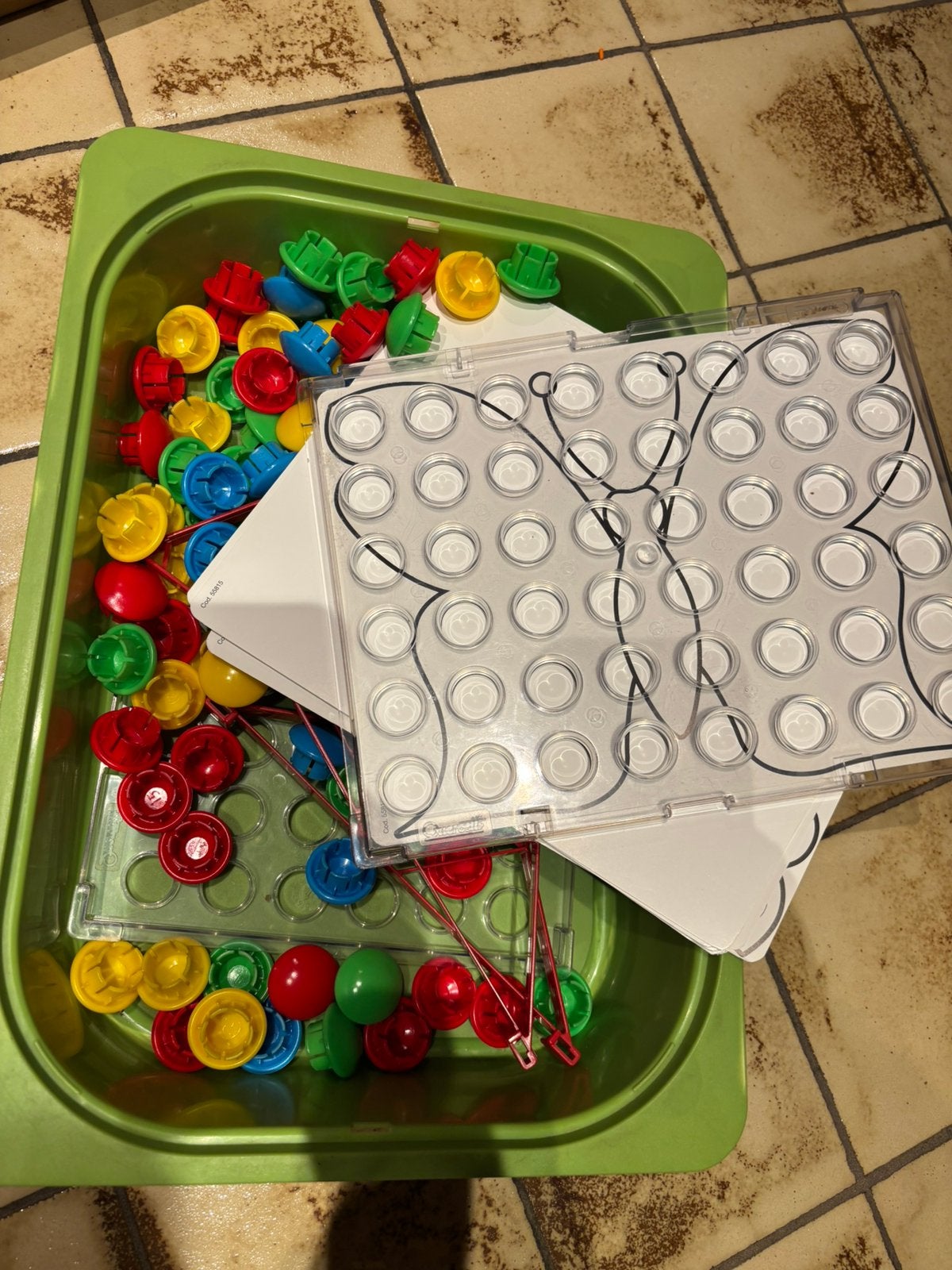 Kleurenspelletje/puzzel, Kinderen en Baby's, Ophalen, Zo goed als nieuw