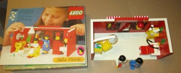 Boite de Lego 230 salon Colette+ boite et livret complet, Compleet, Gebruikt, Verzenden, Lego
