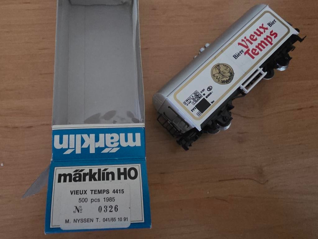 Marklin HO Bierwagon Vieux Temps - Beperkte oplage nr 326, Verzenden