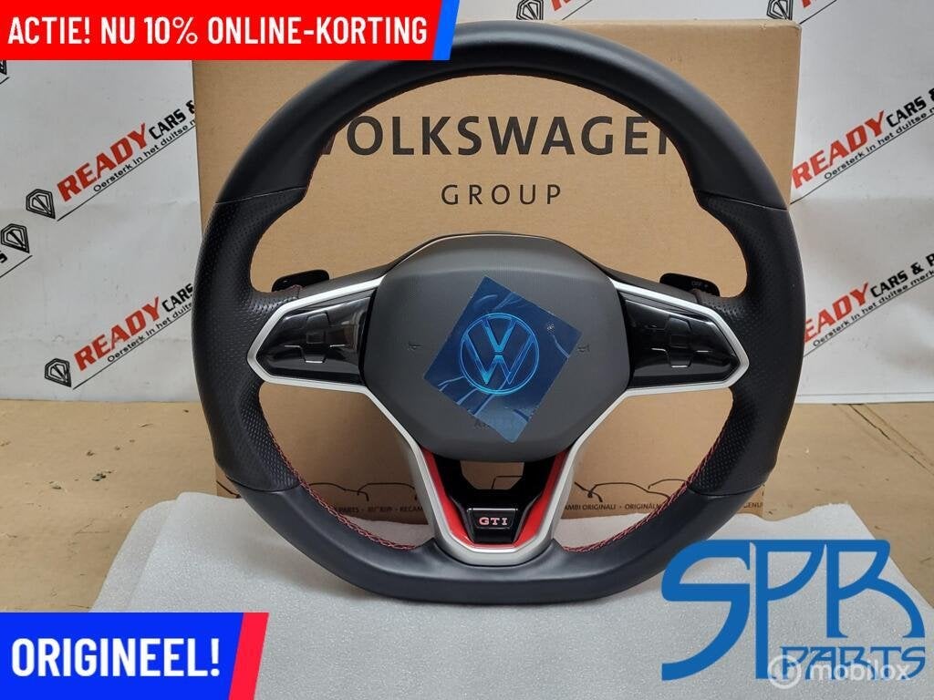 Stuurwiel STUUR VW Golf 8 VIII GTI F1 FLIPPER + AIRBAG NIEUW, Auto-onderdelen, Besturing, Volkswagen, Nieuw, Ophalen of Verzenden