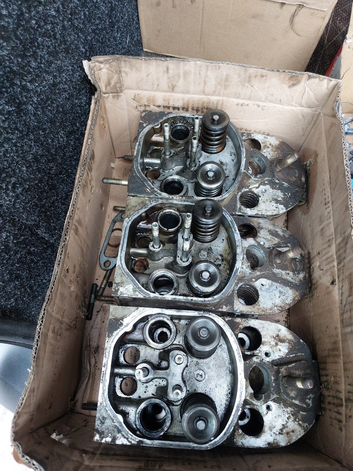 jeu de bielles et jeu de culasses F3L912 DEUTZ ENGINE, Enlèvement ou Envoi, Utilisé