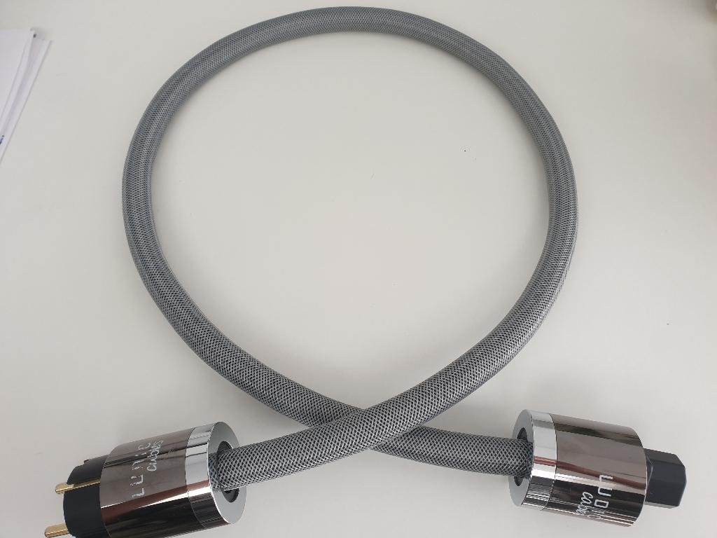 Ludic Polaris HiFi stroomkabel, Verzenden, Zo goed als nieuw, Minder dan 2 meter, Overige kabels