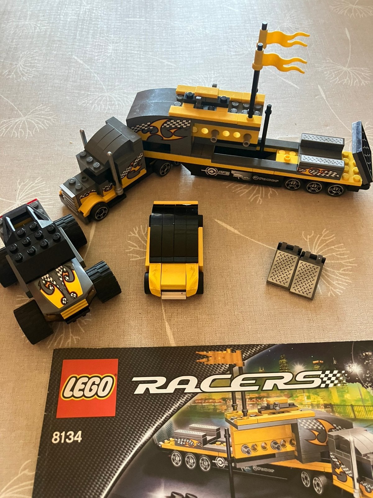 Lego racers 8134 night crusher, Ophalen, Gebruikt, Lego, Racers