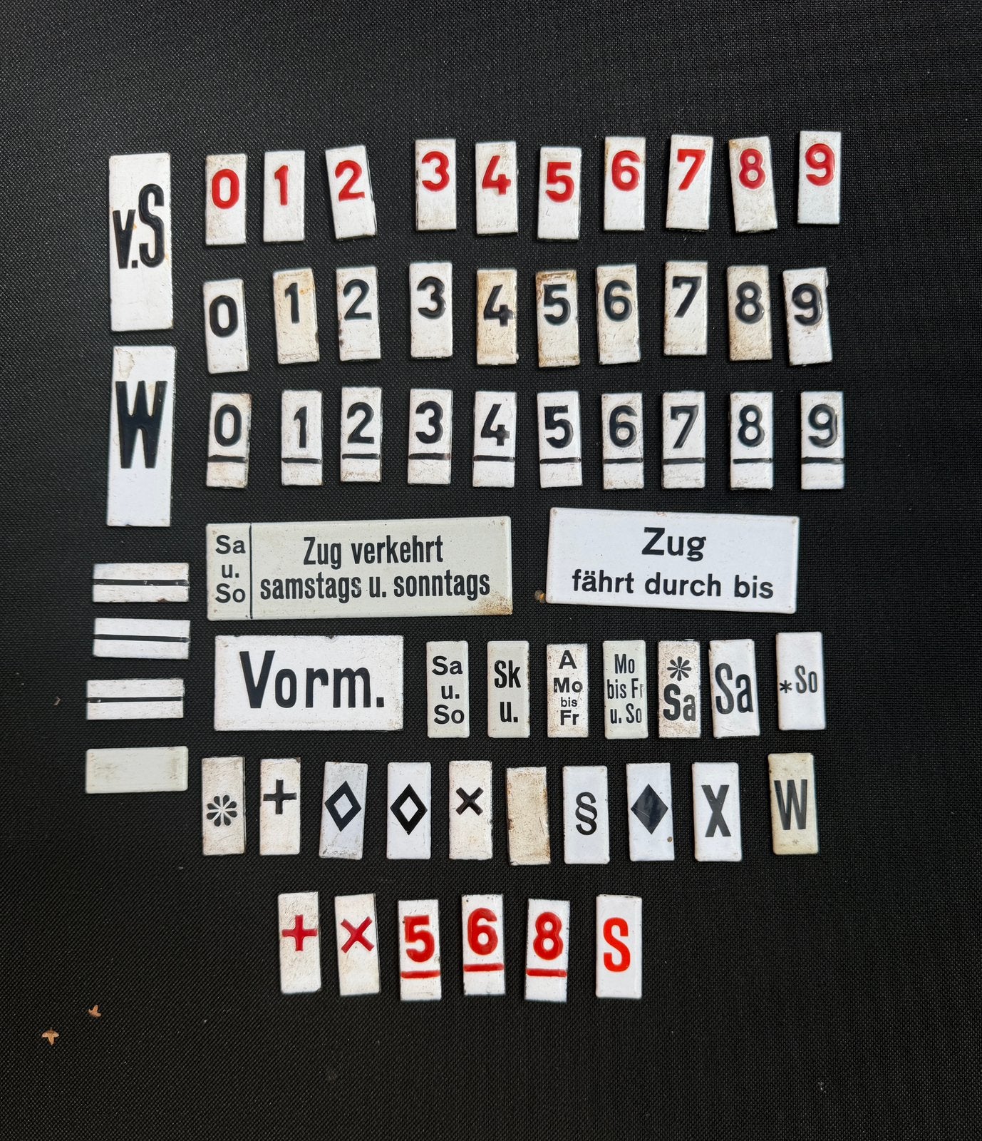 Emaille bord, Ophalen of Verzenden, Gebruikt