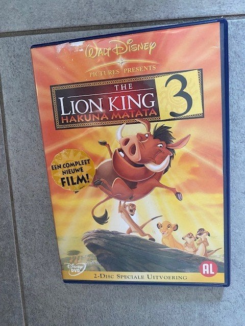 DVD De Leeuwenkoning 3 / Hakuna Matata van Walt Disney, Europees, Bonusmateriaal, Animatie, Alle leeftijden