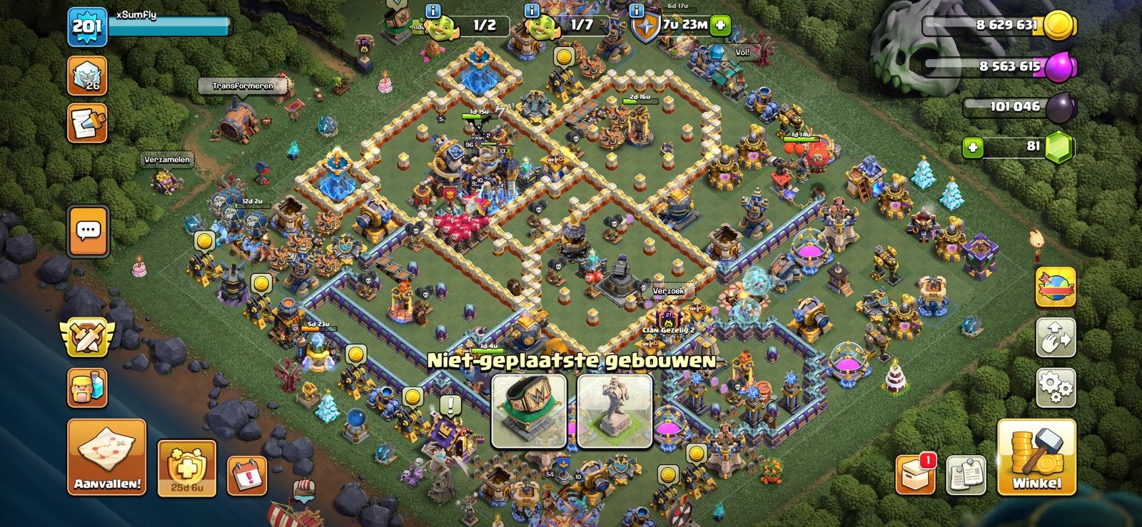 Clash account, Games en Spelcomputers, Ophalen