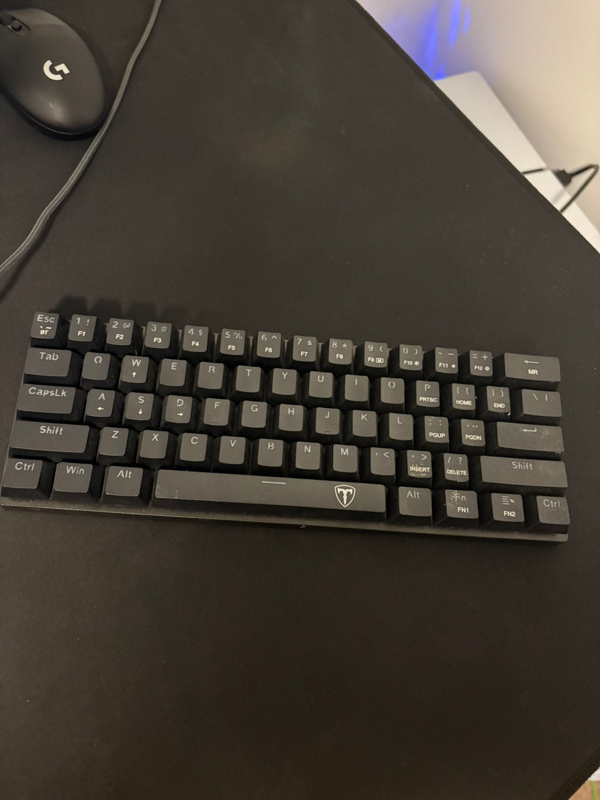 T-Dagger Verde 60% RGB gaming toetsenbord qwerty, Ophalen, Qwerty, Zo goed als nieuw, Gaming toetsenbord