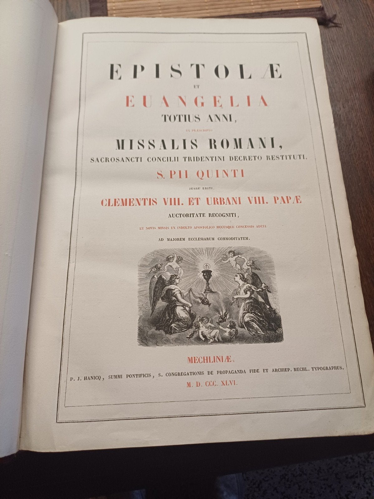 ancienne bible de 1846, Enlèvement