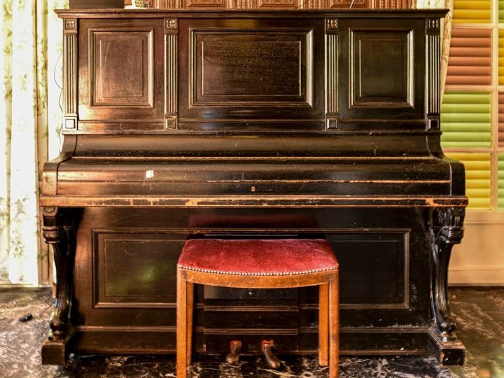 Piano, Musique & Instruments, Pianos, Utilisé, Piano, Noir, Brillant, Enlèvement