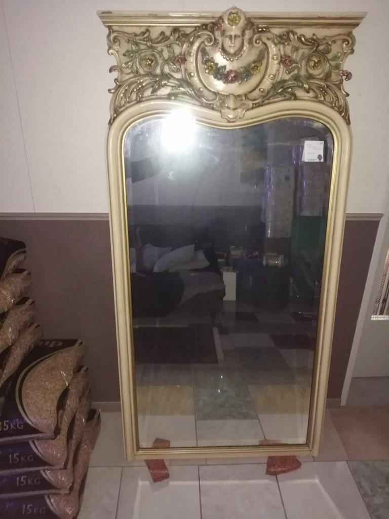 oude brocante spiegel, Ophalen