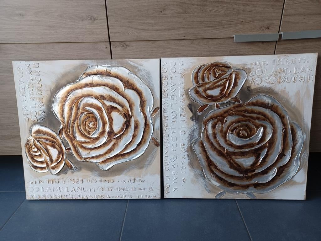 2 x portretten  met reliëf, Enlèvement ou Envoi