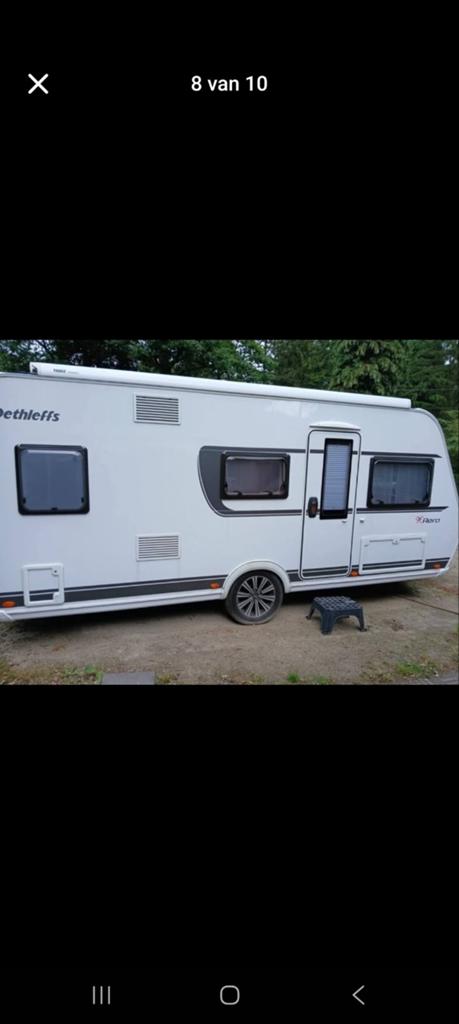 detheffs aero 490 qsk, Caravanes & Camping, Lits superposés, Particulier, Auvent, Siège de train