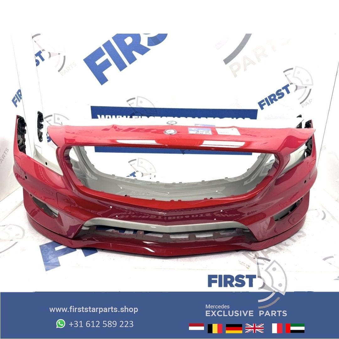W117 BUMPER CLA AMG A1178804840 ZWART WIT GRIJS ROOD BLAUW V, -, Voor, Ophalen of Verzenden, Bumper
