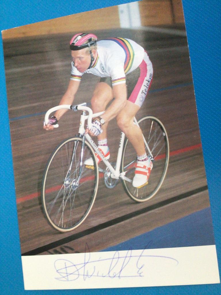 wielerkaart team telekom  etienne de wilde signe, Verzenden, Zo goed als nieuw