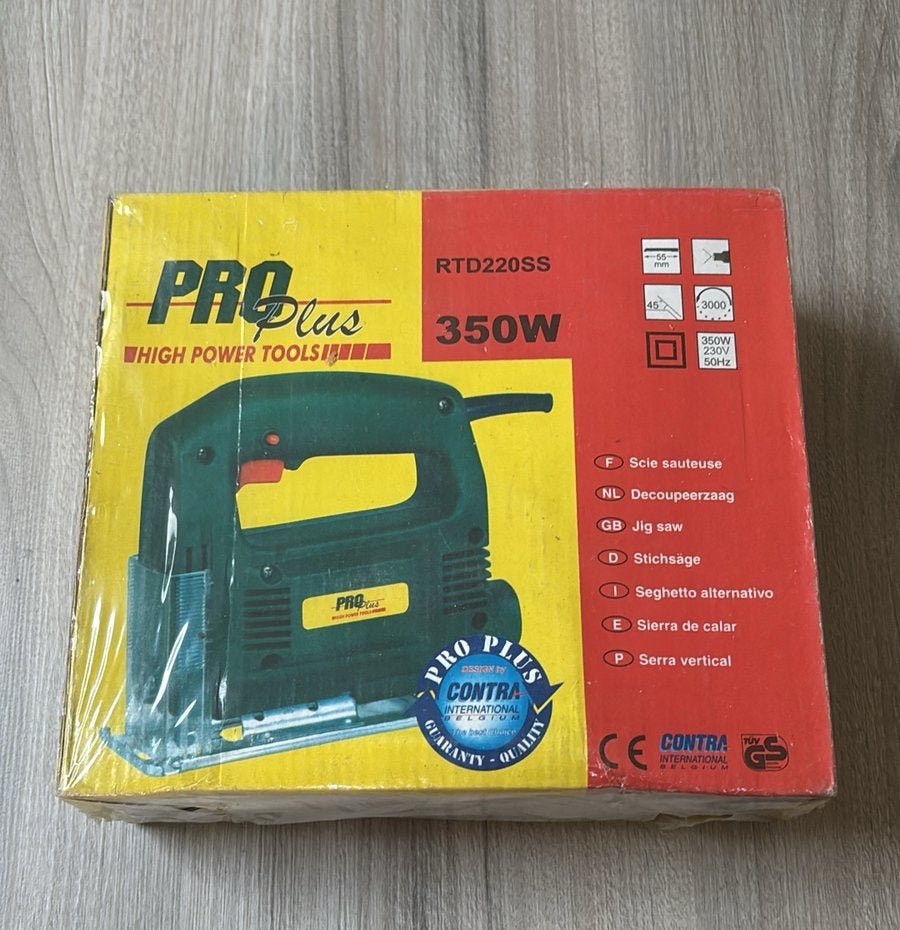 Nieuwe decoupeerzaag PRO plus RTD220SS 350W, Ophalen, Nieuw, Zaag