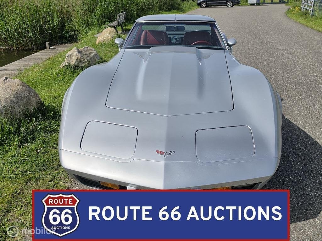 Chevrolet Corvette C3 | 1979 | Route 66 Auctions, Auto's, Chevrolet, Zwart, Bedrijf, Handgeschakeld