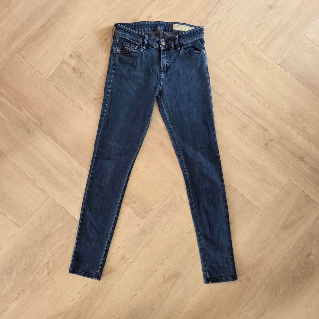 Diesel Slandy skinny jeans maat 29/32, Kleding | Dames, Zo goed als nieuw, Diesel, W28 - W29 (confectie 36), Verzenden