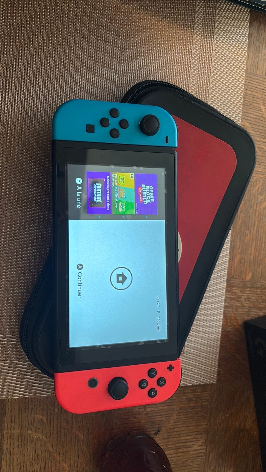 Switch complete, Comme neuf, Enlèvement, Switch Original, Avec jeux