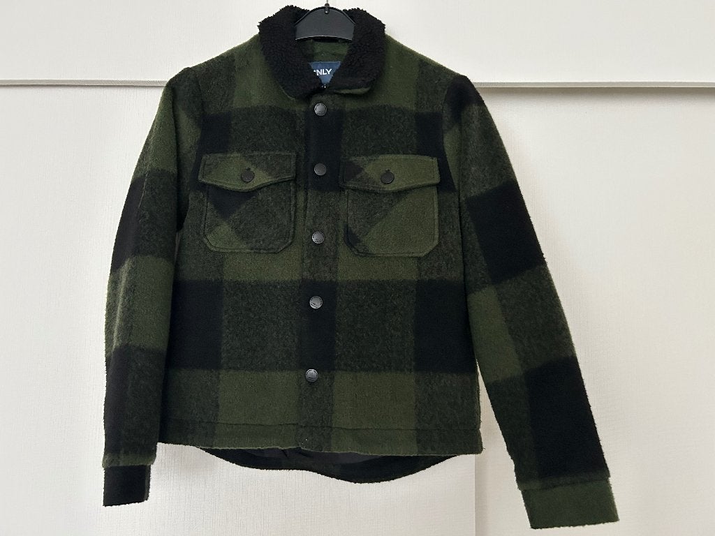 Stoere jas Only maat 164, Kinderen en Baby's, ONLY, Ophalen of Verzenden, Zo goed als nieuw, Jongen